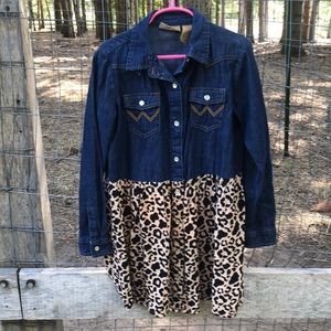 Wrangler Girls Dress Size Medium